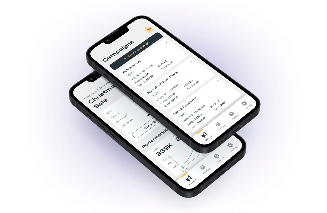 Triffecta mobile app concept